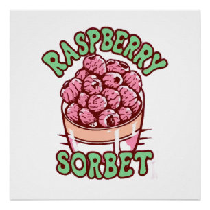Raspberry Sorbet Poster