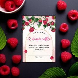 Raspberry Sweet Baby Duwer Windelwanne Begleitkarte