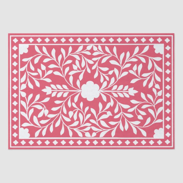 Raspberry Traditional Bone Inlay Decoupage Paper Seidenpapier (Vorderseite)