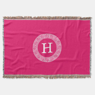 Raspberry Welch erste Monogramm für den griechisch Decke
