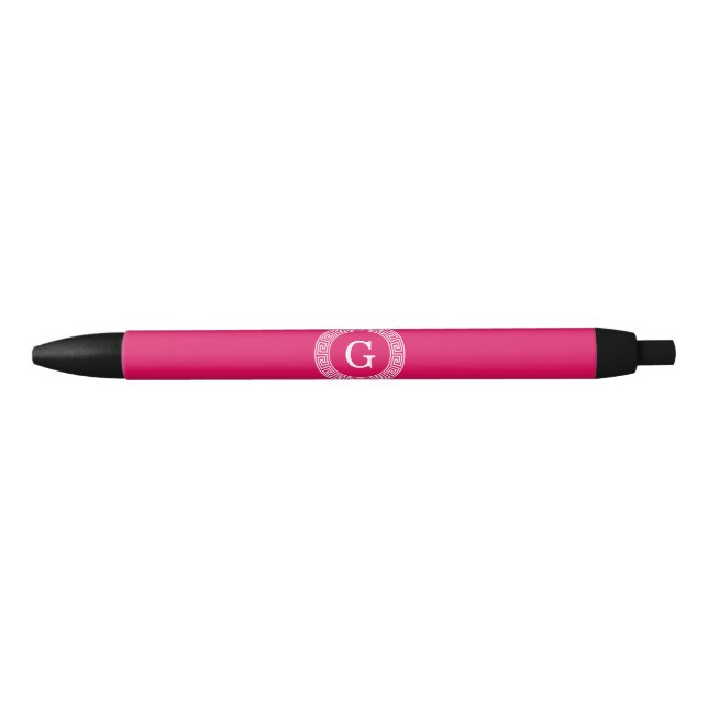 Raspberry Welch erste Monogramm für den griechisch Kugelschreiber (Vorderseite)