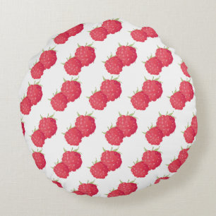 Raspberrys Rundes Kissen