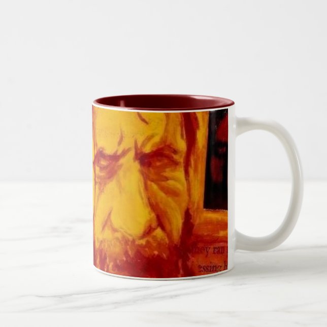 Rasputin Kaffee-Tasse Zweifarbige Tasse (Rechts)