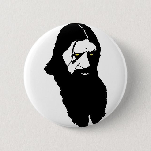 Rasputin--Schwarzes Button (Vorderseite)