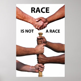 Rasse ist kein Race Poster