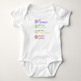 Rasse: Menschlicher Geburtsort: Geopolitik: Freihe Baby Strampler