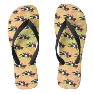 Rassenpferde flackern flip flops