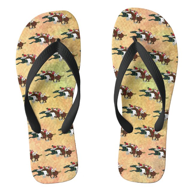 Rassenpferde flackern flip flops (Fußbett)