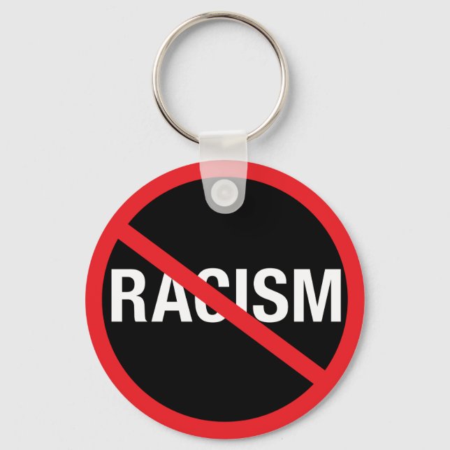 Rassismus beenden schlüsselanhänger (Vorderseite)