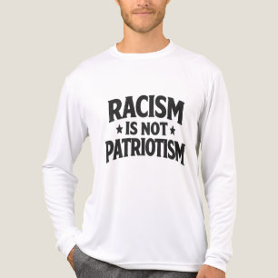 Rassismus ist kein Patriotismus Sozialer Gerechtig Tri-Blend Shirt