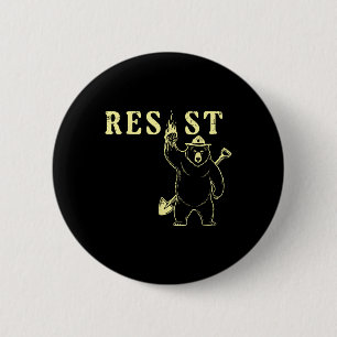 Rassistische Bärenproteste Gleichheit gegen Männer Button