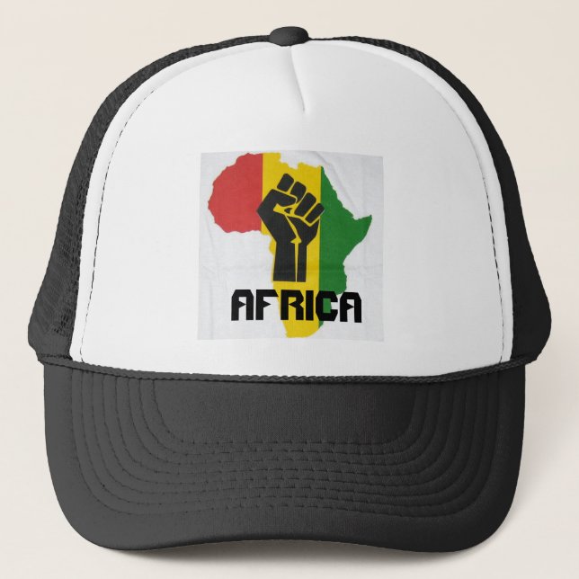 rasta Afrikanerhut Truckerkappe (Vorderseite)