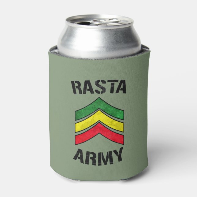 Rasta-Armee Dosenkühler (Kanne Vorderseite)