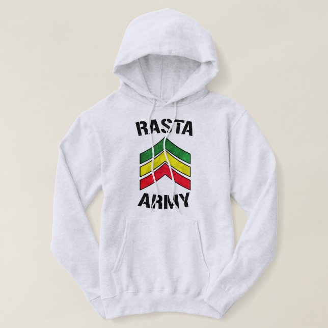 Rasta Armee Hoodie (Design vorne)