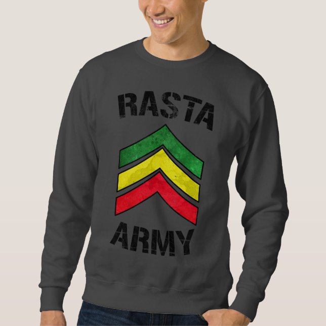 Rasta Armee Sweatshirt (Vorderseite)
