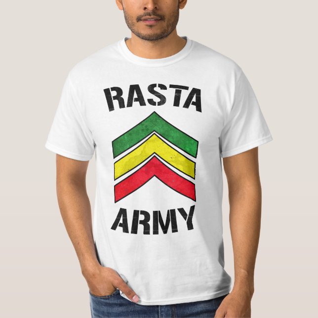 Rasta-Armee T-Shirt (Vorderseite)