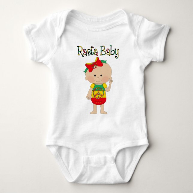 Rasta Baby Baby Strampler (Vorderseite)