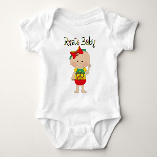 Rasta Baby Strampler (Vorderseite)