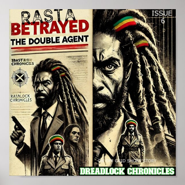 RASTA BETRAYED DREADLOCK CHRONICLES-PROBLEM 6 POSTER (Vorne)