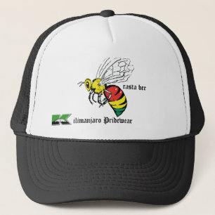 rasta Bienen-Verfolgerhut Truckerkappe