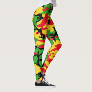 Rasta Camouflage Leggings