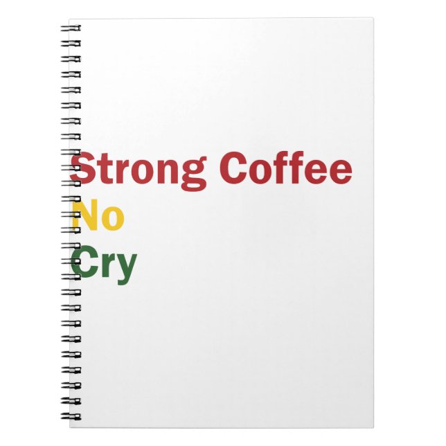 Rasta Coffee Notizblock (Vorderseite)