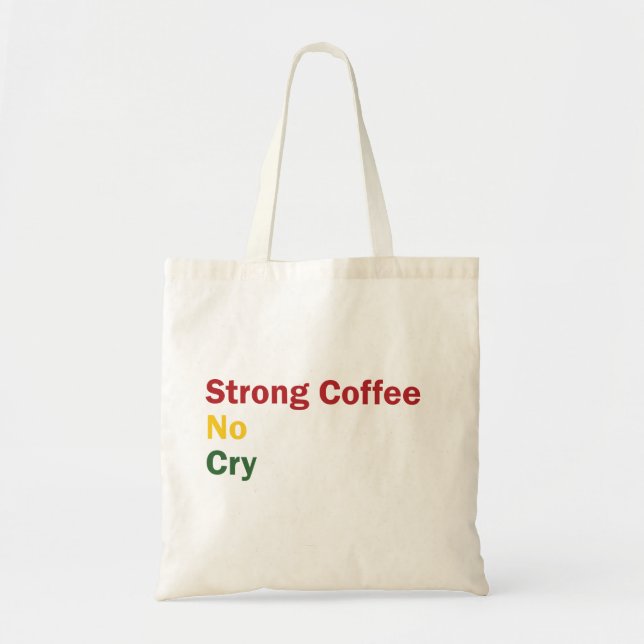 Rasta Coffee Tragetasche (Vorne)