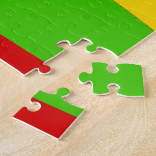 Rasta Color Red Golden Green Puzzle