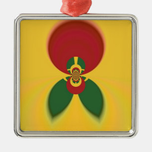 Rasta Colors Abstrakte Kunstdrucke Ornament Aus Metall