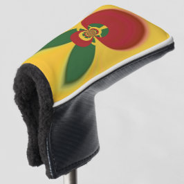 Rasta Colors Red Golden Green Golf Headcover