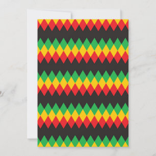 Rasta Diamond Pattern