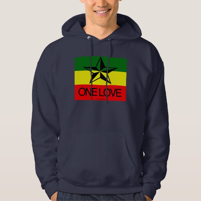 Rasta ein Liebe-SweatshirtHoodie Hoodie (Vorderseite)