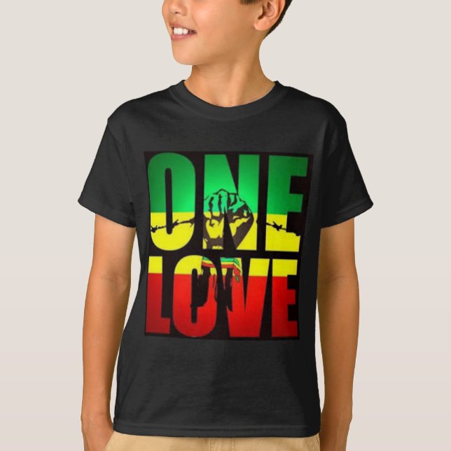 RASTA EINE LIEBE T-Shirt (Vorderseite)