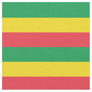 Rasta Ethiopia African Flag Colors Stoff