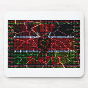 Rasta-Farben Mousepad