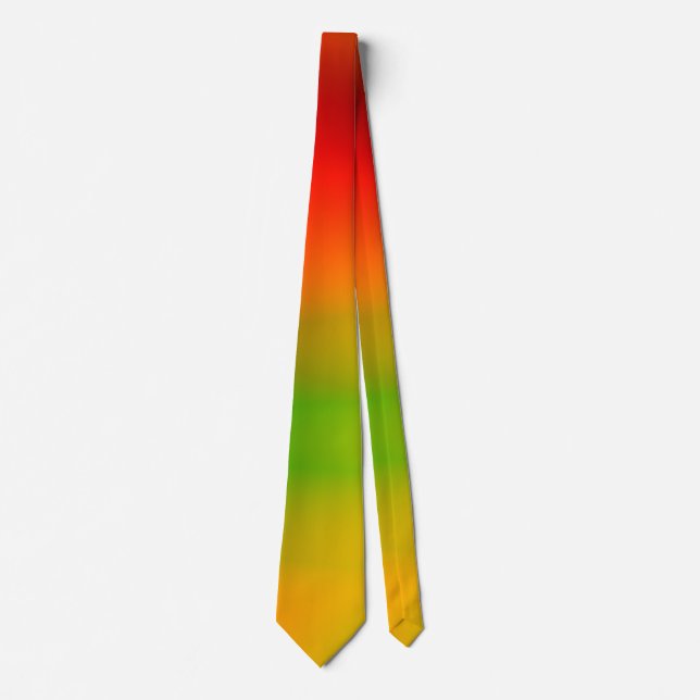 Rasta Farbspritzer Krawatte (Vorderseite)