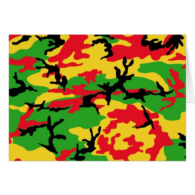 Rasta färbte Tarnung (Vorderseite (Horizontal))