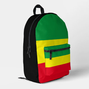 Rasta-Flag Bedruckter Rucksack