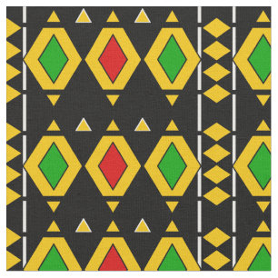 Rasta Flag Farbiges afrikanisches geometrisches Mu Stoff