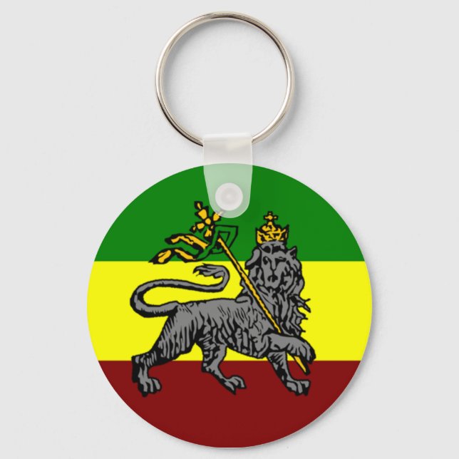 Rasta-Flag-Schlüsselanhänger Schlüsselanhänger (Vorderseite)