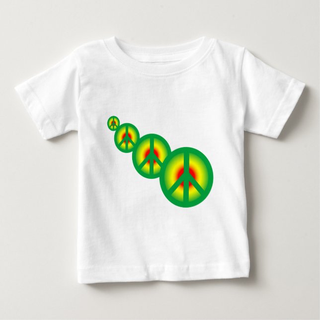 Rasta Frieden multi Baby T-shirt (Vorderseite)
