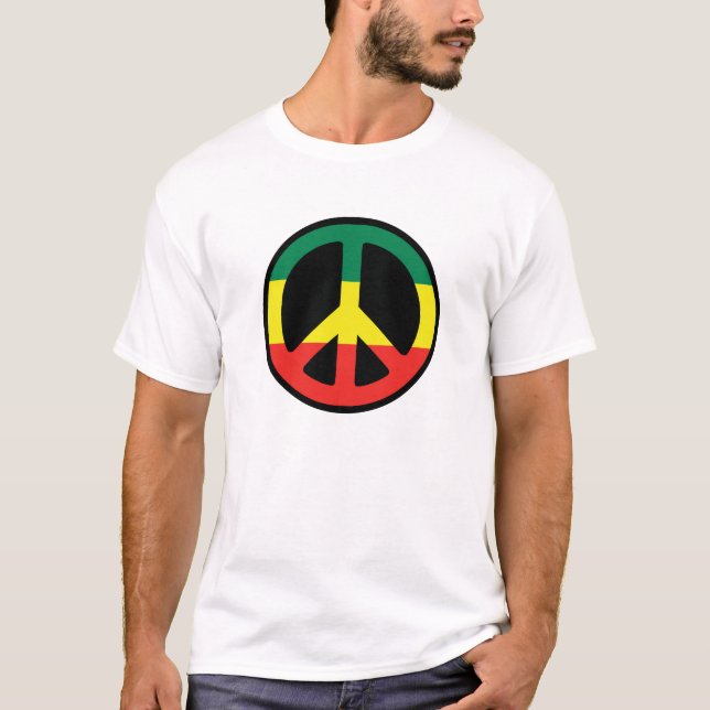 Rasta Frieden T-Shirt (Vorderseite)