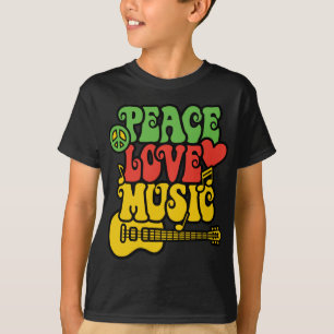 Rasta FriedensLiebe und -musik T-Shirt