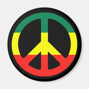 rasta Friedenszeichen Magnet