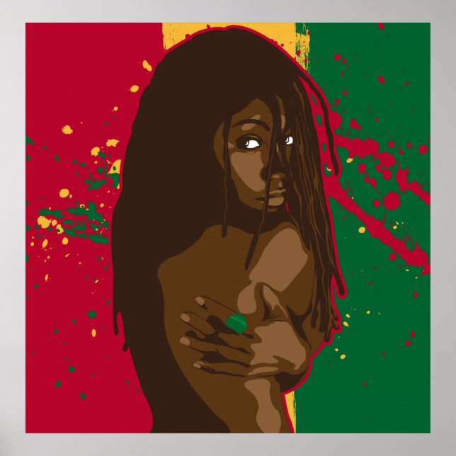 Rasta Girl Poster (Vorne)