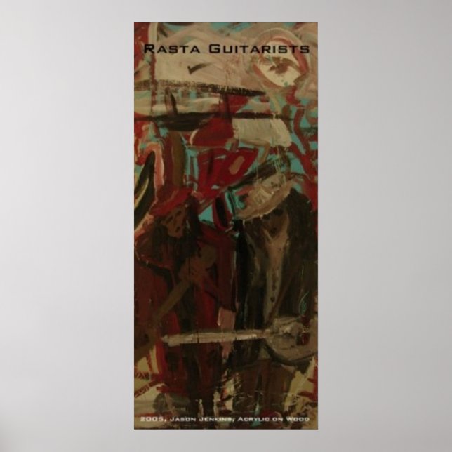 Rasta Guitarists Poster (Vorne)
