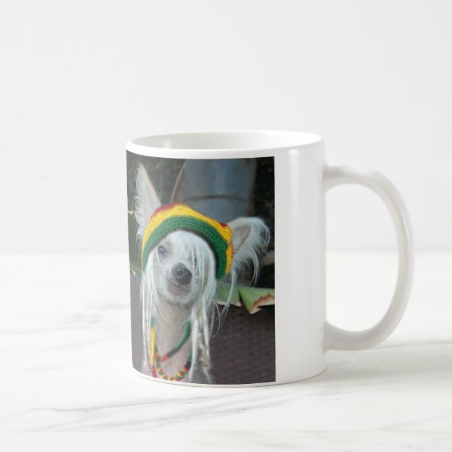 Rasta Hundechinesische Tasse mit Haube (Rechts)