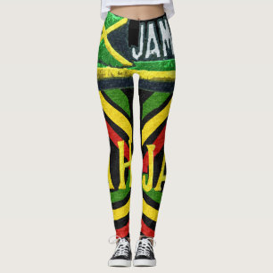 Rasta Jah Jamaikanische Leggings
