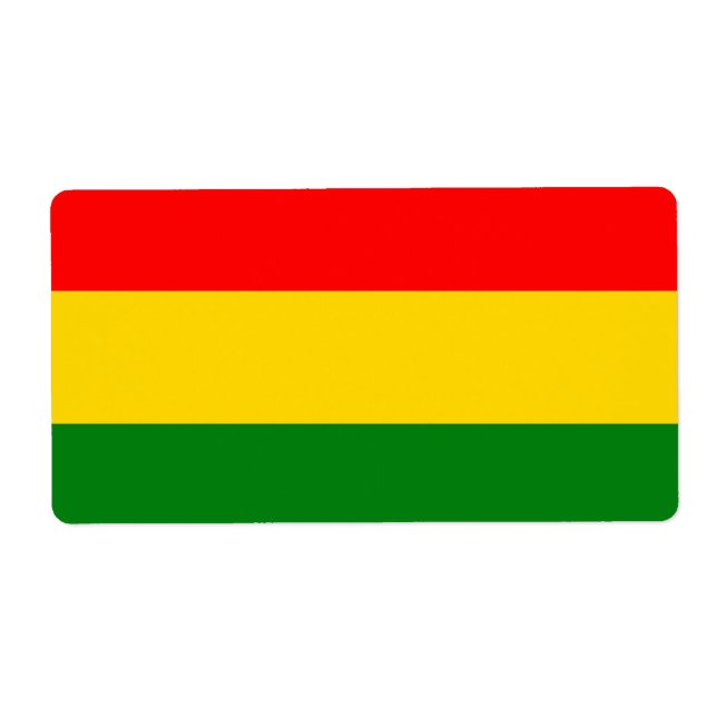 Rasta-Label (Vorne)