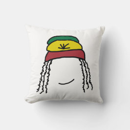 Rasta Lächeln Kissen